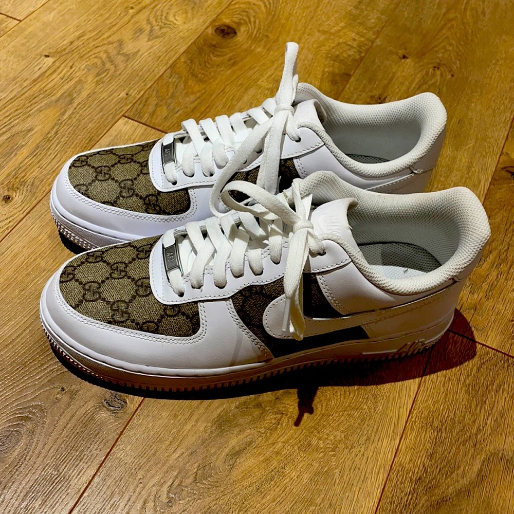 Custom Gucci Airforce Ones - Size 9